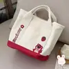 Bolso Transfronterizo para Mujer 2025 Nuevo Bolso de Lona Bolso de Mamá Simple y Conveniente Estilo Coreano Bolso de Mano Bolso para Viajes al Trabajo para Mujer
