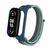 4311 para Mi Band 7/6/5/4/3 Correa de Nylon Marco Protector de TPU Correa de Velcro de Lazo de Nylon