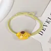 Diadema Linda Brillo Sanrio Cuerda para el Cabello Anudada Goma Elástica Colorida Kuromi Perro Canela Lazo para el Cabello Diadema para el Cabello