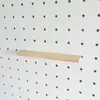 15mm Agujero Grande Tablero Perforado Accesorios Estante de Almacenamiento Ganchos Redondos de Madera Palo de Madera Universal Piezas Decorativas Cerillas Otros