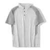 Nova Camisa Polo Masculina de Manga Curta de Verão, Casual Versátil Masculina com Gola, Camiseta Masculina de Manga Curta Sem Ferro