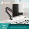 Suporte de Monitor de Braço Único em Liga de Zinco Personalizado de Fábrica Suporte de Mesa Giratório Ajustável para Computador