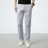 Calça Casual Masculina Plus Size Nova para Primavera/Verão 2026, Perna Reta Solta Confortável Versátil
