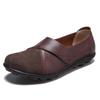 Tamanho 35 a 46 Grande Tamanho Transfronteiriço Sapatos Femininos Casuais Versáteis Sapatilhas Femininas Cano Baixo Velcro Gorro Sapatos Mocassins