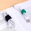 Cintas elásticas tipo velcro para cables, organizador de cables de datos y auriculares, cintas de colores para cables, correas de almacenamiento y sujeción de cables para el hogar