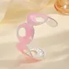 Nueva Moda Pulsera de Hoja de Metal Diseño de Nicho Espiga Oreja de Trigo Árbol Hoja Brazalete Abierto Fabricante Mayorista Transfronterizo Joyería