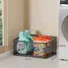 Estante de Almacenamiento para Detergente de Lavandería, Estante de Almacenamiento Lateral para Lavadora, Carrito de Piso de Múltiples Niveles para Debajo del Lavabo del Baño, Superventas Transfronterizo