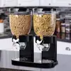 Dispensador de Cereal Máquina de Cereal Dispensador de Cereal Cocina Alimentos Granos Avena Almacenamiento Organizador de Almacenamiento