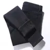 Calça jeans feminina forrada com fleece, cintura alta, calça skinny grossa, novidade de inverno 2023, quente, combina com tudo, calça skinny justa, atacado