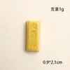 Lingotes de Oro Simulados, Cerditos de la Fortuna, Mini Tazones Dorados, Cofres del Tesoro, Accesorios de Pegamento Cremoso, Accesorios Dorados de Resina para Manualidades de Año Nuevo