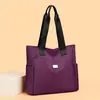 2024 Nuevo Bolso de Hombro Ligero de Tela Oxford para Mujer, Bolso Tote de Lona de Gran Capacidad Versátil, Logo de Regalo