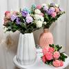 Crisantemo Festivo de 7 Cabezas, Flor Artificial Flor de Seda, Arreglo de Flor Simulada de Plástico, Muebles para el Hogar, Flor Decorativa Hecha a Mano al Por Mayor