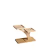 Estante de Flores para Interiores Estante de Flores de Piso de Tronco Madera Maciza Balcón Sala de Estar Escalera Estante de Almacenamiento Maceta Estante de Flores Bambú y Madera