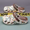 Tamancos Respiráveis, Chinelos de Bico Fechado de Dupla Finalidade, Sapatos de Praia Masculinos para Interior, Sandálias Masculinas, Tamancos Masculinos Antiderrapantes