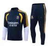 2627 Camisa de Futebol Manga Longa Juventus Jogo Treino Casual Esporte Treinamento Traje Real Madrid Estilo Outono/Inverno