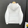 Ropa Ligera con Acolchado de Algodón a la Moda de Calle Estilo Americano para Hombre, Holgada, Combinable con Todo, Casual, con Capucha, Color Sólido, Costuras, Chaqueta de Pareja para Hombre