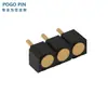 Conector POGOPIN dedal de resorte dedal de antena chapado en oro pasador de inserción de pasador de dedal lado del orificio del pasador pasta de soldar tipo cable de soldadura de carga pasador plano