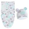 Comercio Exterior Europa y Estados Unidos Envoltura para Bebés Recién Nacidos Toalla de Envolver Saco de Dormir de Gusano de Seda de Primavera para Bebés Gorro Fetal conjunto Pijama Enterizo para Bebé