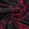 2026 Nuevo Cheongsam Gótico para Mujer con Estampado de Personalidad Oscura, Nuevo Estilo Chino Top sin Mangas y Falda de Chica Picante, Estilo INS
