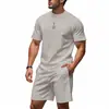 Verano 2025 Transfronterizo Amazon Aliexpress Hombres Europeos y Americanos Casual Seda de Hielo Secado Rápido Deportes y Ocio Salidas