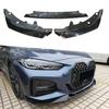 Adequado para BMW Série 4 2 portas G22 2021-2024 lip frontal competitivo pá frontal 3 segmentos