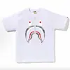 Marca de Moda de Verano Comercio Exterior Transfronterizo Cabeza de Mono Bape Manga Corta 260g Unisex Holgado Dibujos Animados Top de Media Manga Camiseta