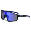 Nuevas Gafas Deportivas para Montar al Aire Libre Hombres Marco Grande Europeo y Americano Gafas de Sol Conectadas Moda Transfronteriza Gafas de Sol Coloridas Protección Ocular