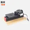 36W Miniatura Mini Combinación Pequeña Máquina Herramienta Máquina de Sierra Máquina de Taladro Máquina de Rectificado Torno Taller de Madera de Enseñanza para Niños Estudiantes a