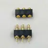 Conector Pogopin de 3 Pinos de Alta Qualidade, Pino de Mola, Pino de Carregamento, Pino de Cobre