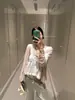Tiro real Principios de otoño Mismo estilo que el blogger coreano cárdigan holgado top de manga larga chaqueta básica fina para mujer 4 colores 16898