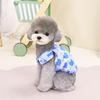 Ropa para Perros Pequeños Camisa de Bolsillo Estilo Verano Delgado para Gatos, Teddy, Bichón, Pomerania Ropa de Dos Patas para Mascotas Ropa para Mascotas