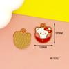 Yuanyuan Sanrio Accesorios para joyería DIY Kulomi Melody Gato KT Aleación Accesorios para el cabello con aceite Colgante para pulsera