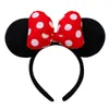 Faixa de Cabeça Mickey de Parque de Diversões para Meninas e Adultos, Faixa de Cabeça Grande com Orelhas e Laço para Tirar Fotos, Lavar o Rosto, Penteados