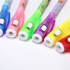 Luz Led Color UV Resaltador Incoloro Set de Cuatro Colores Bolígrafo Marcador Estudiante Modelo Divertido Popular Venta al por Mayor