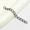 Cadena de Extensión para Collar de Metal, Cadena de Cola de Extensión que Conserva el Color, Cadena de Ajuste para Alargar Pulseras y Collares, Materiales de Accesorios para Joyería DIY