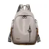 Mochila feminina casual e simples, novo estilo coreano de nicho, moderna e versátil, adequada para viagens e deslocamento, mochila escolar simples e leve