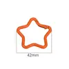 1 Llavero de Estrella de Cinco Puntas Pintado de Aleación Colorida Cadena para Llavero Hecha a Mano Accesorios de Joyería para Colgar en Bolsos Paquete de Materiales