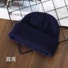 Q22 Gorro de punto con rizos ligeros de color sólido para mujer, estilo coreano japonés, para otoño e invierno, para actividades al aire libre, resistente al frío, cálido, de lana