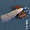 Orejas con borlas de seda de hielo de dos colores de 16 cm, estilo antiguo, Hanfu, Cheongsam, accesorios para el hogar, abanico, instrumento musical, colgante para la oreja