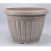 Wen Lei vaso de flores retrô redondo simples imitação de pedra plástico europeu grosso durável fábrica de vasos de flores retrô atacado