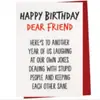 Compra directa transfronteriza de 1 tarjeta de felicitación del Día del Padre para agradecer a papá, regalo de feliz cumpleaños, set de tarjeta de felicitación y sobre