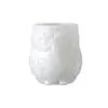 Molde de Silicone para Copo de Vela Coruja, Molde de Vaso Coruja Embossado, Copo de Aromaterapia DIY, Molde para Ornamento de Gesso e Cimento