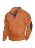 Ropa de hombre para primavera y otoño, talla europea, sudadera casual popular para hombre con cuello alto y manga larga para exteriores, suéter de punto jacquard, sudadera bordada