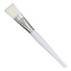Brocha para Mascarilla de Maquillaje de Belleza Herramienta DIY para Spa Brocha de Cerdas Suaves para Mezclar Mascarillas, Mango Blanco 16 cm, No Pierde Pelo, Duradera