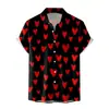 Moda de Verano Europea y Americana Transfronteriza Impresión Digital 3D Camisa Casual Moderna de Manga Corta con Flores Hawaianas para Hombre