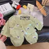 Conjunto de Fio de Algodão para Casa Infantil 2026 Novidades Primavera/Verão Unissex Infantil Pai-Filho Algodão Puro Estilo Coreano Solto Respirável Pijama