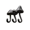 Gancho de Cogumelo de Ferro Fundido Estilo Nórdico Retro Transfronteiriço Decoração de Parede para Entrada de Casa, Pátio, Parede e Atrás da Porta