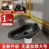 Vaya, inodoro temporal especialmente diseñado para renovación, simple, desechable, descargable, inodoro de plástico para sitios de construcción, tamaño grande