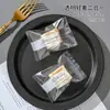 Bolsa de Embalaje Crujiente de Copo de Nieve Bolsa Selladora de Galletas de Dibujos Animados Pequeña Independiente Simple Caramelo Leche Dátil Galleta Bolsa para Hornear Alimentos