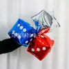 Cartas de Juego Transfronterizas Globo de Película de Aluminio Dólar Picas 24 pulgadas Dado Cubo de Seis Caras Globo Decoración Tema Casino